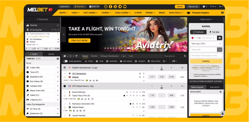 MELBET — Canlı Bahis ve Aviatrix Kampanyası